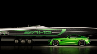 This Is The 3,100-HP Cigarette Boat The Mercedes-AMG GT R Was Always Meant To Be